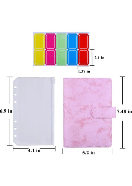 A6 Pu Klasör Kapağı, A6 Klasör Yaprak Çantalı 6 Halkalı Bütçe Klasörü D (Yurt Dışından) modelleri