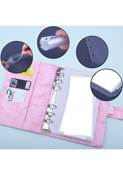 A6 Pu Klasör Kapağı, A6 Klasör Yaprak Çantalı 6 Halkalı Bütçe Klasörü D (Yurt Dışından) fırsatları