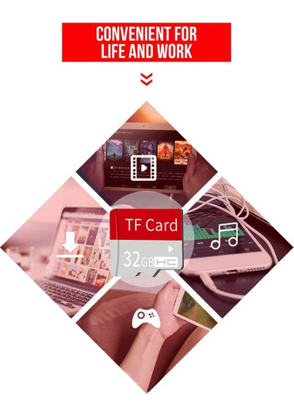 2x Tf Kart 32 GB 12 M-80 M Tf Hafıza Kartı Kamera Spor Dv Sürüş Kaydedici Hoparlör Tf Hafıza Kartı Ekipmanları (Yurt Dışından) modelleri