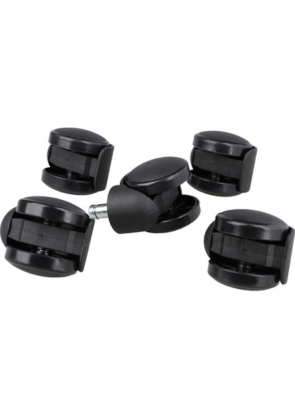 5 x Yedek Ofis Bilgisayar Koltuğu Kök Döner Tekerler Tekerler Tekerlekler Siyah (Yurt Dışından) fiyatları