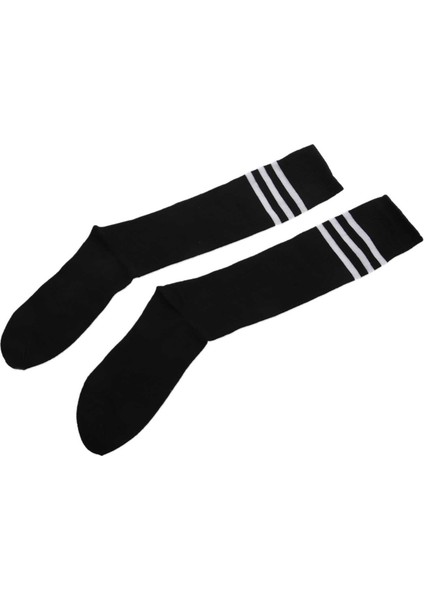 Siyah Diz Yüksek Atletik Spor Tüp Çorabı Üzerinde Old School Beyaz Kanal / Futbol Veya Herhangi Bir Spor Için Harika, Ayrıca Iyi Bir Çizme Çorabı Yapar (Yurt Dışından) modelleri