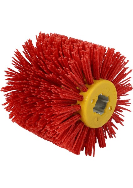 4x Kırmızı Aşındırıcı Tel Tambur Fırçalar Çapak Alma Parlatma Parlatma Tekerlek Mobilya Ahşap Açı Öğütücü Adaptörü (Yurt Dışından) indirimleri