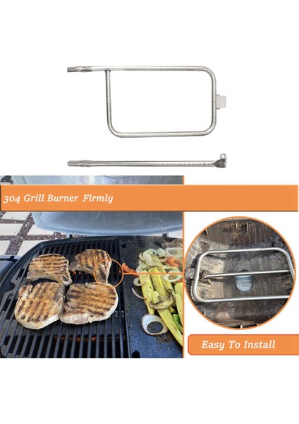 2x 65032 Brülör Tüpü Seti Q300, Q320, Q3000, Q3200 ile Uyumlu Q Serisi 60036, 80385, 13122, 404341 Için Yedek (Yurt Dışından) fiyatları