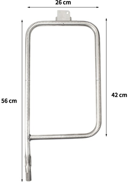 2x 65032 Brülör Tüpü Seti Q300, Q320, Q3000, Q3200 ile Uyumlu Q Serisi 60036, 80385, 13122, 404341 Için Yedek (Yurt Dışından) fırsatları