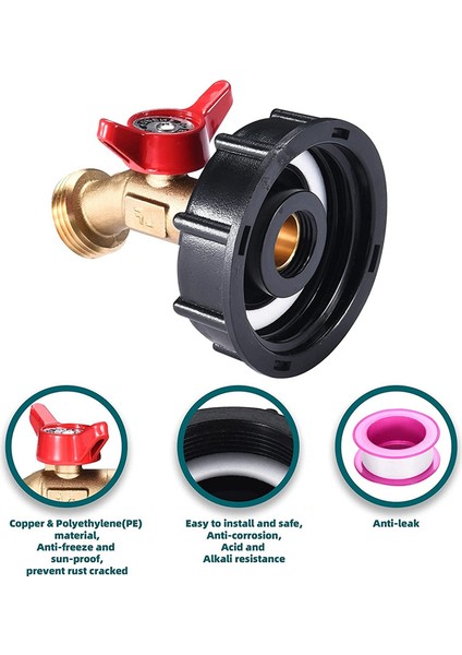 275-330 Galon Ibc Tote Tank Adaptörü, Ibc Tote Bağlantı Parçaları (Yurt Dışından) fırsatları