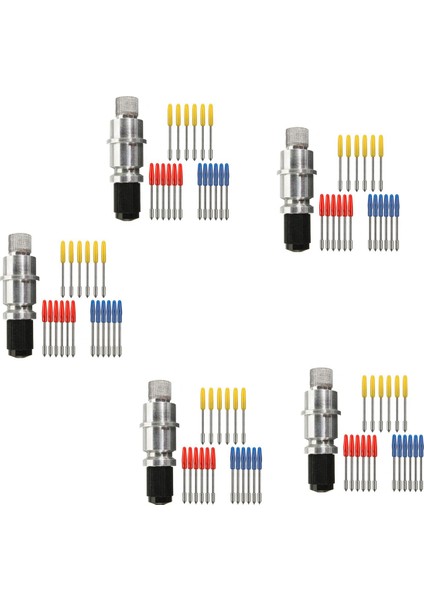 Silhouette Cameo 1 2 3/portrait/curio Için 90 Adet Kesme Bıçaklı (30/45/60 Derece) 5x Bıçak Tutucu Tabanı (Yurt Dışından)