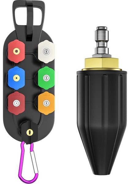 Turbo Nozul, Basınçlı Yıkama Nozulu Püskürtme Uçları Seti, Dönen Turbo Nozul ve Nozul Tutuculu Nozul Uçları Dahil (Yurt Dışından) modelleri