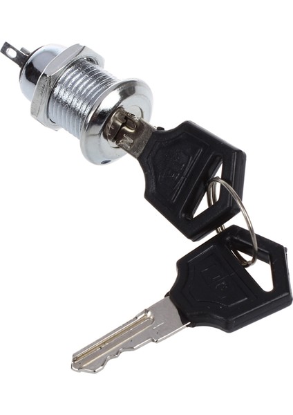 2x Açık Kapalı Iki Terminalli Anahtar Anahtarlı Tuş Kilidi Anahtarı (Yurt Dışından) fiyatları