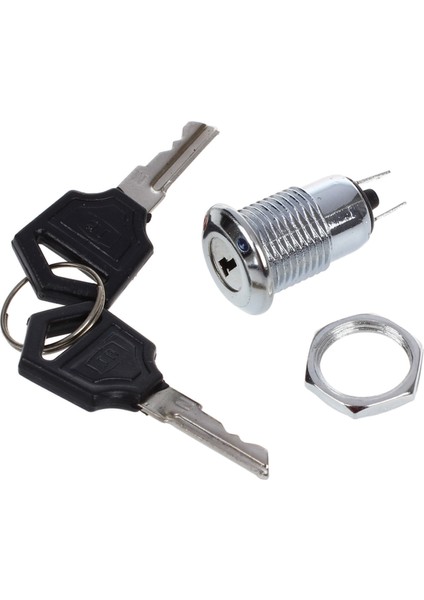 2x Açık Kapalı Iki Terminalli Anahtar Anahtarlı Tuş Kilidi Anahtarı (Yurt Dışından) modelleri