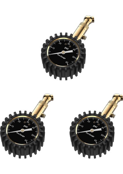 Lastik Basıncı Göstergesi - (0-60 Psı) Ağır Hizmet, Parlak Kadranla Doğru (Yurt Dışından)