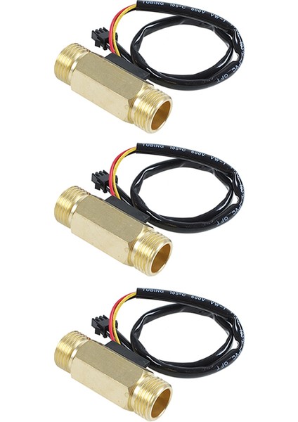3x 1/2pt Su Akış Sensörü Anahtarı Conol Metre Akış Ölçer 1.5-30L/DAK (Yurt Dışından)