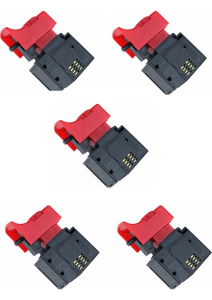 5 Adet Fa2-6/1bek 250V 6A 5e4 Güç Aracı Üzerinde Kilit Elektrikli Matkap Tetik Anahtarı Elektrikli Alet Pil Paketi Bağlantı Parçaları Anahtarı (Yurt Dışından)