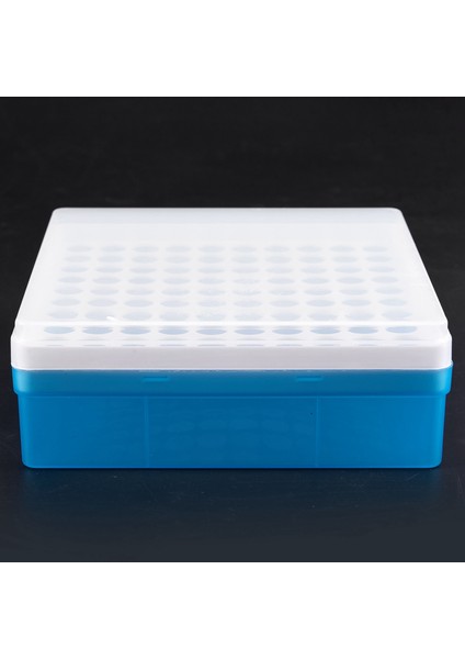 6x Plastik Kare 100 Pozisyon Laboratuvarı 1.5ml Santrifüj Tüpü Kutu Kutusu (Yurt Dışından)
