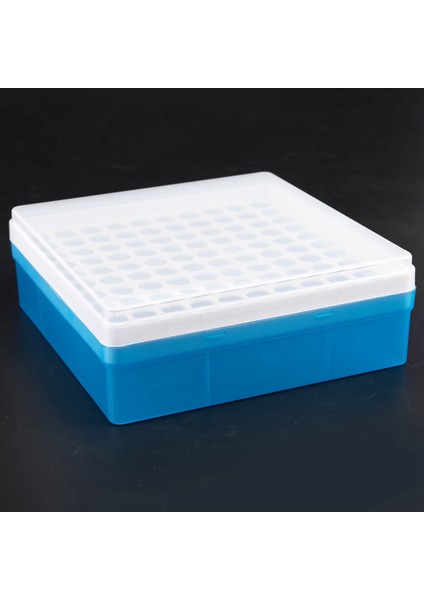6x Plastik Kare 100 Pozisyon Laboratuvarı 1.5ml Santrifüj Tüpü Kutu Kutusu (Yurt Dışından)