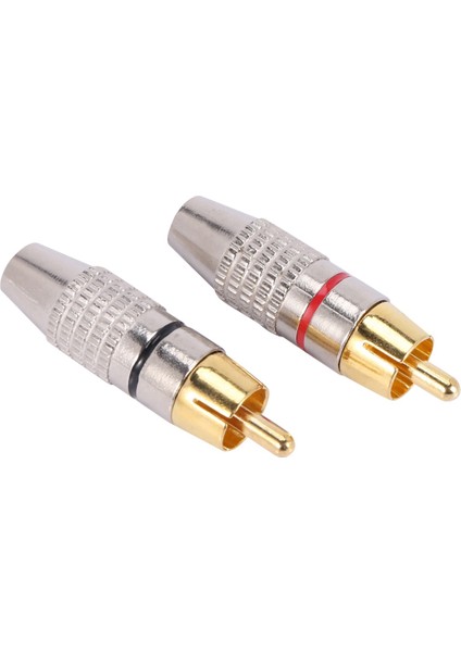 200 Adet Rca Fiş Ses Video Kilitleme Kablosu Konektörü Altın Kaplama (Yurt Dışından) indirimleri