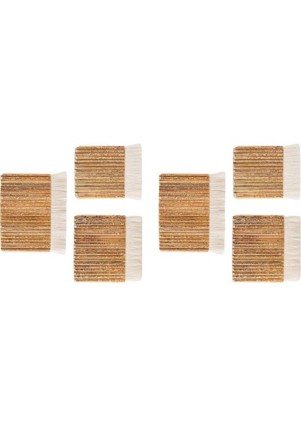 3 Boyutlu Koyun Saç Fırçası Çömlekçilik Boyama Için Bambu Saplı (Yurt Dışından)