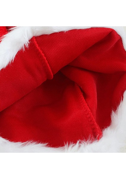 3pcs Şapka Peluş Kırmızı ve Beyaz Şapka (Yurt Dışından) fırsatları