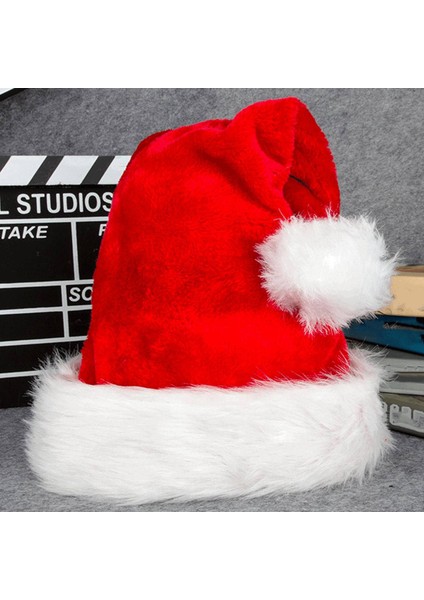 3pcs Şapka Peluş Kırmızı ve Beyaz Şapka (Yurt Dışından) indirimleri