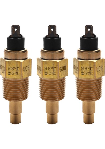 3x Vdo 1/2 Npt 21MM Dişli Motor Yağı Sıcaklık Sensörü Jeneratör Seti Için Su Sıcaklığı Sensörü (Yurt Dışından)