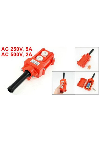 2x Su Geçirmez Vinç Vinç Kolye Yukarı Aşağı Istasyon Buton Anahtarı (Yurt Dışından) fiyatları