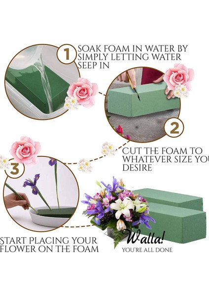 24PCS Çiçek Köpük Tuğla Çiçek Paketleme Bitkiler Dekor Için Çiçek Çiçekçi Malzemeleri Düzenleme (Yurt Dışından) indirimleri