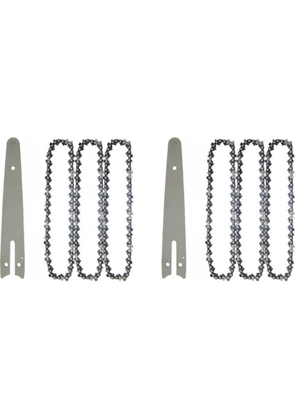 1/4 Testere Zinciri 6 Inç Elektrikli Testere Kayıt Bıçağı Budama Zinciri (Yurt Dışından)