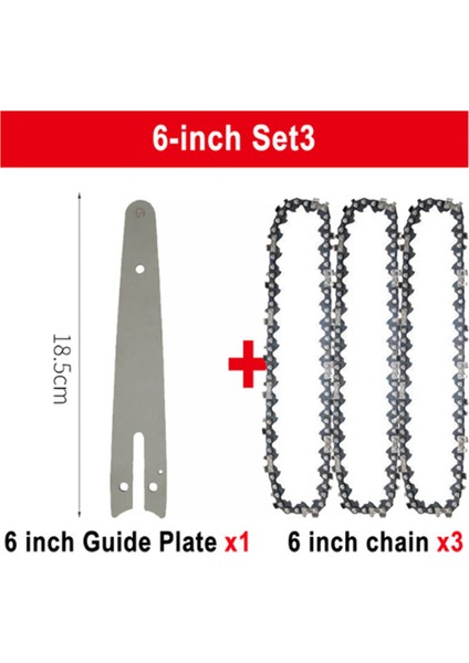 1/4 Testere Zinciri 6 Inç Elektrikli Testere Kayıt Bıçağı Budama Zinciri (Yurt Dışından) fiyatları