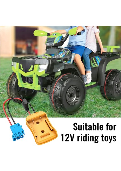 Peg-Perego Için Power Wheels Adaptörü, 40A Sigortalı 12AWG Kablo (Yurt Dışından) indirimleri