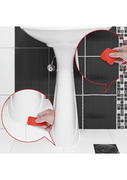 4-In-1 Silikon Kiremit Dolum Dikiş Cam Tutkalı Temizleme Tutkalı Cam Tutkalı Kalıntı Güzellik Dikiş Araçları (Yurt Dışından) indirimleri