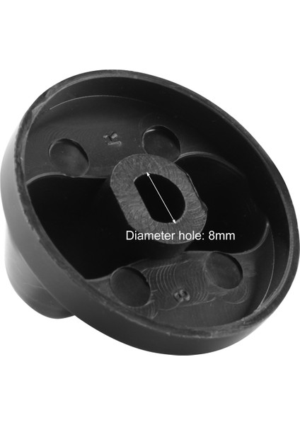 4x Plastik Mutfak Gaz Sobası Soba Fırın Kontrolü Döner Düğme Siyah (Yurt Dışından) fiyatları