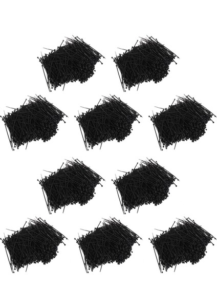 10000 Adet Siyah Naylon Kablo Bağı Fermuarlı Sarma 95MM x 2mm (Yurt Dışından)