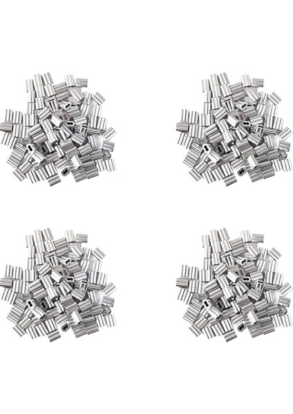 2mm Çaplı Tel Halat ve Kablo Için 480X Alüminyum Sıkma Döngüsü Kolu (Yurt Dışından)