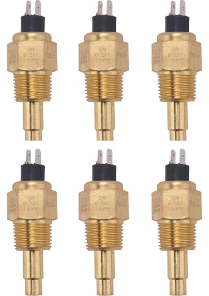 6x Vdo 1/2 Npt 21MM Dişli Motor Yağı Sıcaklık Sensörü Jeneratör Seti Için Su Sıcaklığı Sensörü (Yurt Dışından)