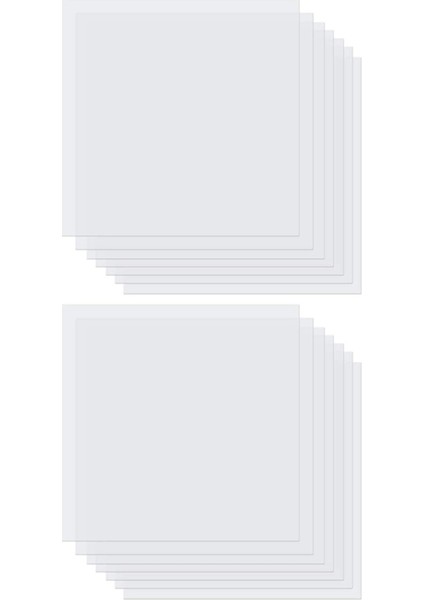 10 Adet 7mil Boş Şablon Sayfaları, 12 x 12 Inç Mylar Şablon Şablonu (Yurt Dışından) fiyatları