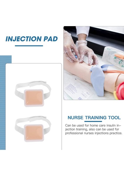 2 Pcs Enjeksiyon Eğitim Pedi Modu Simülasyon Insan Derisi Uygulama Pedi Hemşire Öğrencileri Için Uygulama Aracı Malzemeleri (Yurt Dışından) indirimleri