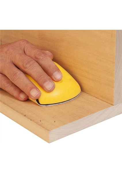 4x 6 Inç El Zımpara Bloğu Kanca ve Döngü Zımpara El Pedi Parlatma Pedi Aşındırıcı Aletler (Yurt Dışından)