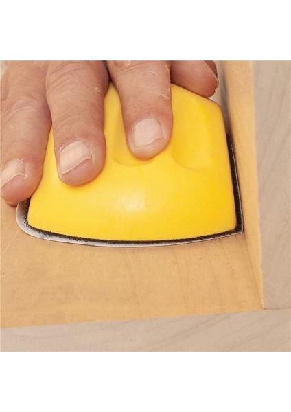 4x 6 Inç El Zımpara Bloğu Kanca ve Döngü Zımpara El Pedi Parlatma Pedi Aşındırıcı Aletler (Yurt Dışından)