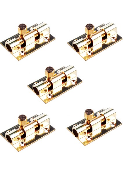 5 Adet 1.5 Inç Uzun Pirinç Kapı Mandalı Sürgülü Kilit Namlu Cıvatası Altın (Yurt Dışından)