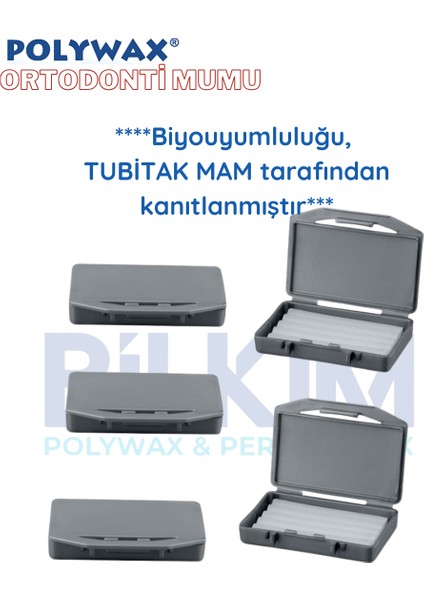 5 Adet Vanilya Aromalı Ortodonti Mumu- Diş Teli Mumu - Braket Mumu Wax- Ortodontik Wax