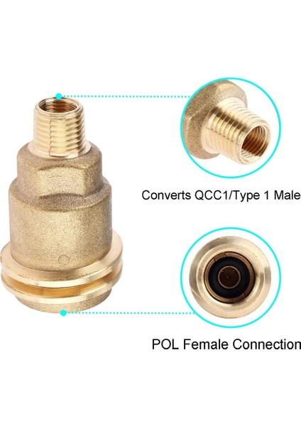 Qcc1 Propan Adaptörü Gaz Regülatörü Vana Bağlantısı 5042 Erkek Qcc1 Somun Propan Gaz Montaj Hortumu Adaptörü Somunlu (Yurt Dışından) indirimleri