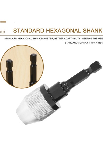 4pcs Matkap Chuck Değişim Adaptörü, Anahtarsız Mandren Dönüşüm Aracı Anahtarsız Matkap Chuck, Matkap Adaptörü 1/4, 1/8, 1/16 (Yurt Dışından) fırsatları
