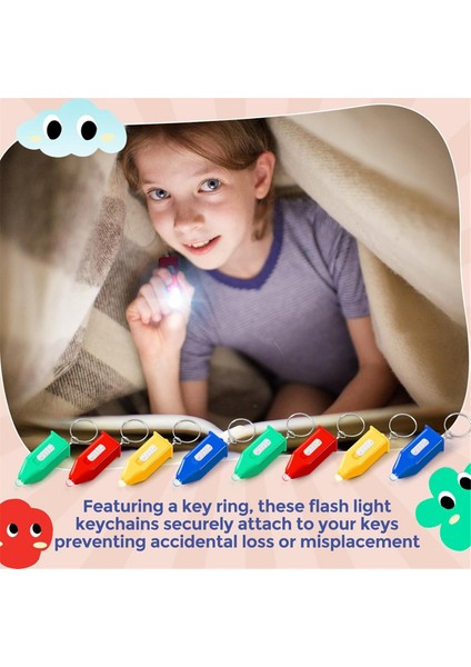 100 Adet Mini Anahtarlık El Feneri LED El Feneri Anahtarlık Acil Yürüyüş Kamp Parti Iyilik Açık Ekipmanları (Yurt Dışından) fırsatları