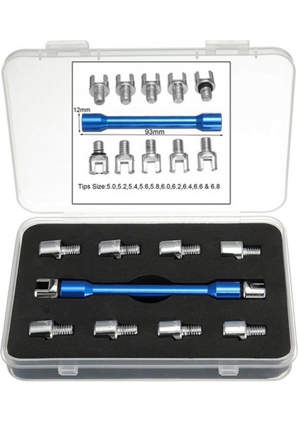 1 Takım Mavi Motosiklet Tel Anahtarı ve 10 Parça Sertleştirilmiş Uç (Yurt Dışından) indirimleri