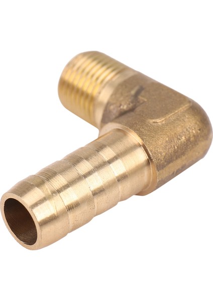 5 Adet 8mm Hortum x 3/8 Inç Erkek Konu 90 Derece Pirinç Dirsek Diken Çoğaltıcı Konnektörü (Yurt Dışından)