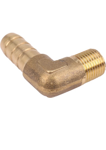 5 Adet 8mm Hortum x 3/8 Inç Erkek Konu 90 Derece Pirinç Dirsek Diken Çoğaltıcı Konnektörü (Yurt Dışından)