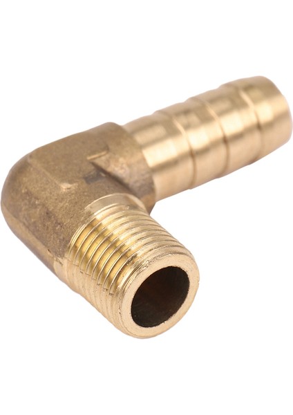 5 Adet 8mm Hortum x 3/8 Inç Erkek Konu 90 Derece Pirinç Dirsek Diken Çoğaltıcı Konnektörü (Yurt Dışından)