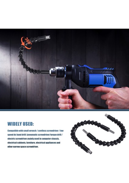 Esnek Matkap Uzatma Altıgen Matkap Somun Sürücü Ucu Seti, 3 Adet Üniversal Soket Adaptör Seti, Tornavida Ucu Seti (Yurt Dışından) fırsatları