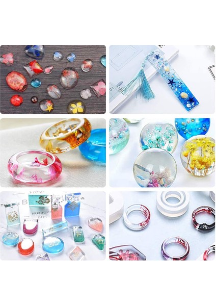Reçine Döküm Kalıp Seti, 108 Pcs Dıy Takı El Sanatları Kalıpları Silikon Epoksi Reçine Kalıp Dahil Olmak Üzere Anahtarlık ve Matkap Aracı Seti (Yurt Dışından) indirimleri
