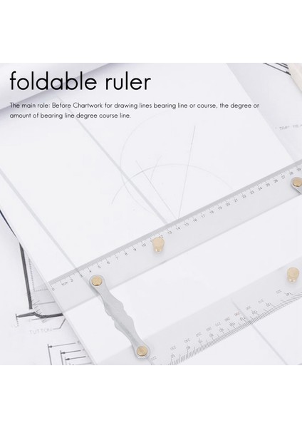 3x Deniz Cetveli Paralel Cetvel Deniz Grafikleri Paralel Cetvel Haritalama Noktaları Paralel Cetvel 450MM Çekmek Için (Yurt Dışından) modelleri