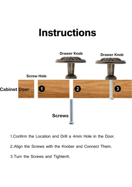 10PCS, Vintage Kol Düğmeleri, Mobilya, Mutfak Kapıları ve Dolaplar Için (Yurt Dışından) modelleri